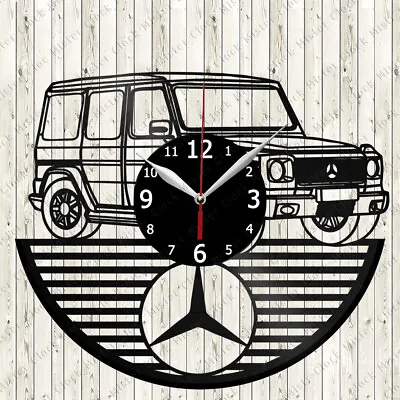 Mercedes-Benz G-Class Gelandewagen Vinyl Record Wall Clock Decor Handmade 7156 • $24.98