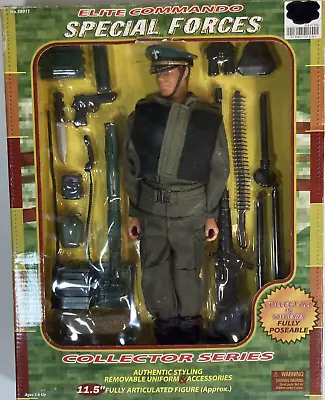 Vintage Military Soldier Action Figure 12  Doll Elite Commando Special Forces • $54.31