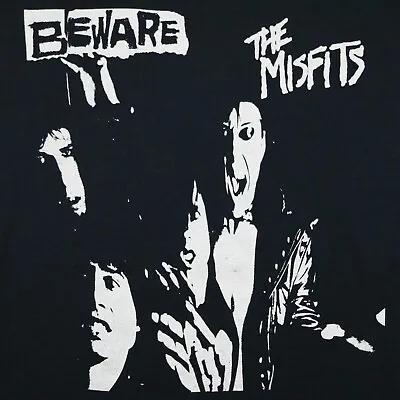 MISFITS Beware BANNER 2x2 Ft Fabric Poster Tapestry Flag Album Cover Art • $19.95