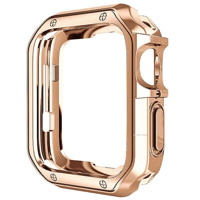 $10.99 • Buy Metal Watch Band Strap W/ TPU Case For Apple Watch Series 8 7 6 5 4 3 21 SE 49mm