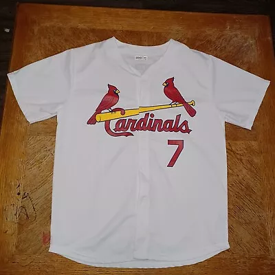 St Louis Cardinals Baseball Holliday 7 White Jersey Size XL Match Up Promotions • $25