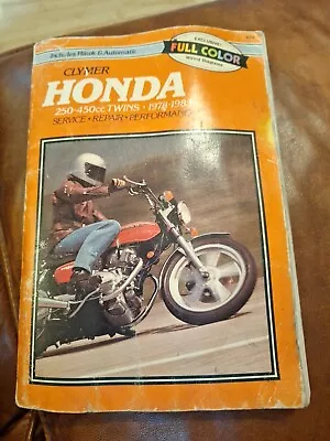 1978-1983 Honda CB250 CB450 SC CM450 Clymer Service Manual • $17.99