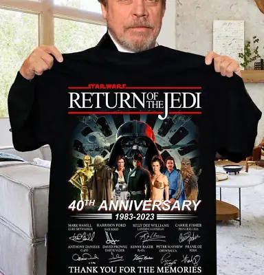 Return Of The Jedi 40Th Anniversary 1983-2023 Thank You For The Memories T-shirt • $16.99