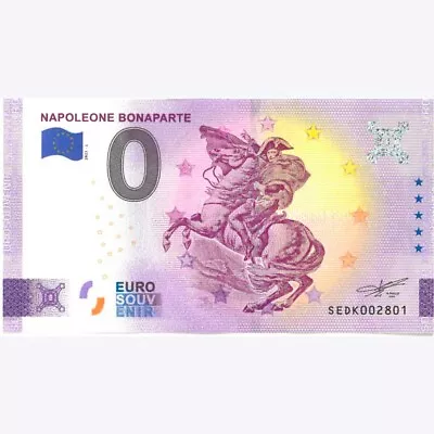 €0 Zero Euro Souvenir Note Italy 2023 - Napolone Bonaparte • £3.16