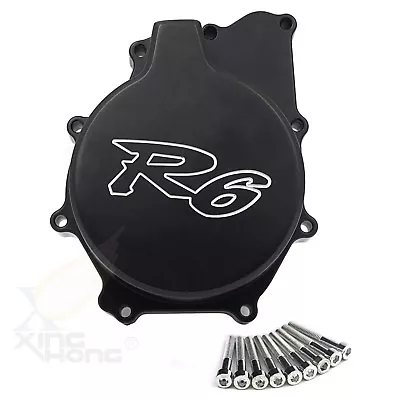 M.Billet Motor Engine Stator Cover For Yamaha Yzf R6 1999-2002 Black Left Side • $64.82