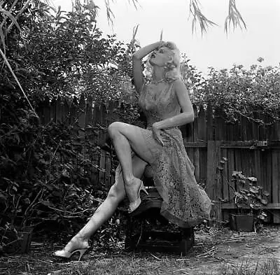 $9 • Buy Actress Irish Mccalla Poses At Home In LA 1956 OLD PHOTO 10