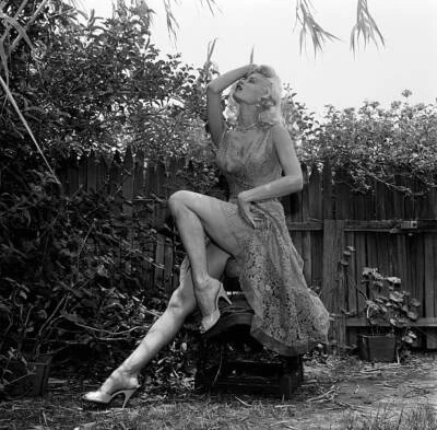 $9 • Buy Actress Irish Mccalla Poses At Home In LA 1956 OLD PHOTO 10