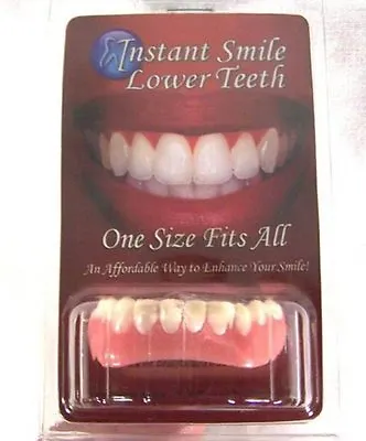 Cosmetic Teeth Secure Instant Natural Smile Snap On Teeth Veneers Dental Beauty • $18.70