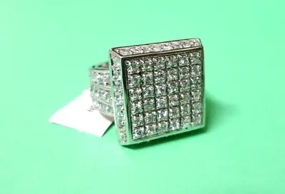 Charles Winston CWE Sterling Silver CZ Estate Ring Size 6 NWT • $79.99