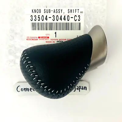 TOYOTA GENUINE Lexus GS F-Sport Leather Shift Knob Parts 33504 - 30440 - C3 • $86.99