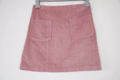 Kookai Skirt Womens Size 40 Pink Corduroy Pockets • $35