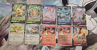 Pokemon Cards Eevee &  Eeveelutions Bundle ×10 Pokemon Tcg • £5.50