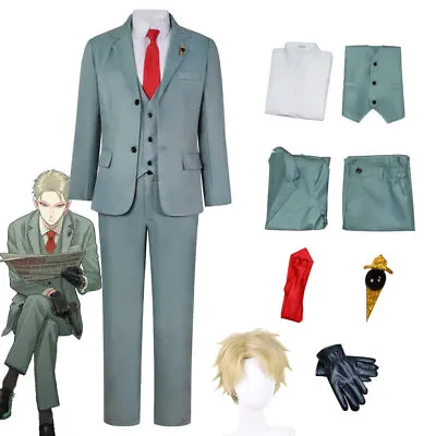 Spy Family Loid Forger Cosplay Costume Halloween Party Uniform Carnival Sets • $64.95