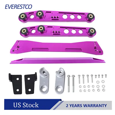 Purple Rear Lower Control Arm Subframe Brace Tie Bar For 92-95 Honda Civic EG • $70.95