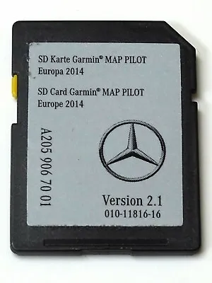 £27.99 • Buy GENUINE Mercedes GARMIN MAP PILOT 2014 SATELLITE NAVIGATION SD CARD V2.1 