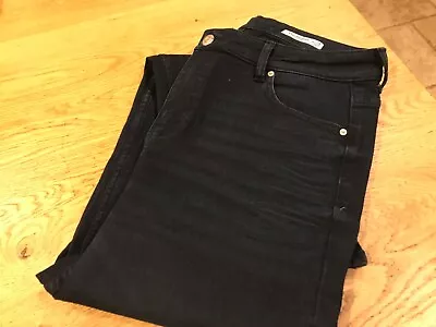 Ladies M&S The Sienna STRAIGHT Dark Indigo Denim Jeans UK 16 • £7.50