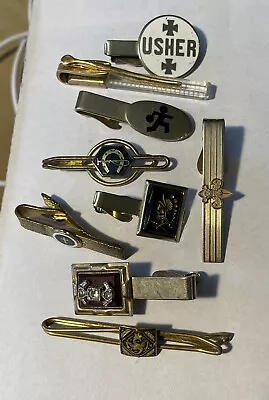 Lot Of 9 Tie Pins Vintage • $5