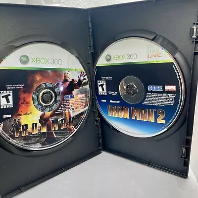 Xbox 360 Iron Man 1 & 2 Video Game Bundle Lot • $18.98