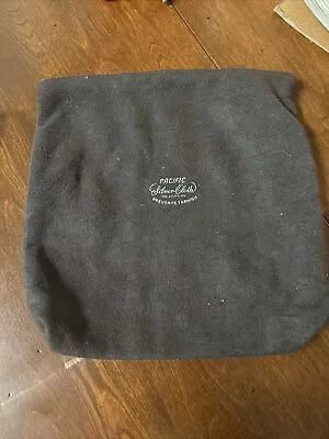 Vintage Pacific Silver Cloth Anti Tarnish Zipper Storage Bag Pouch! 9 X 9 ! • $19.50