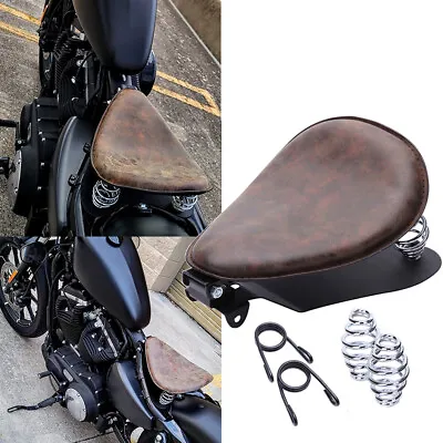 Motorcycle Spring Solo Seat Base Pan For Harley Sportster XL1200 XL883 Bobber • $65.66