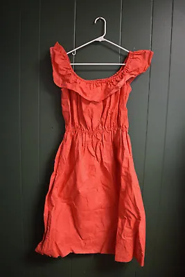 VINTAGE 1990s RETRO Clothes Red White Dress Size Small  • $13