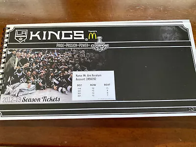 2012-13 La Kings Season Ticket Book Set Stubs + Playoffs 4 Seats For Games • $49.97