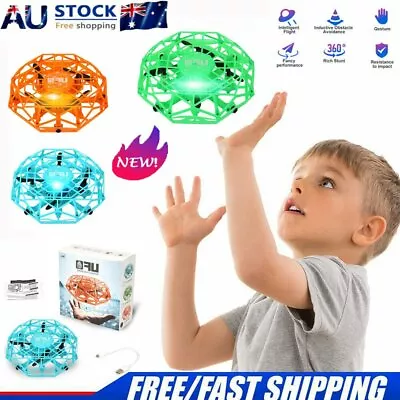 UFO Smart Flying Mini Drone Helicopter RC Quadcopter Sensing Light Indoor Toy MN • $22.95