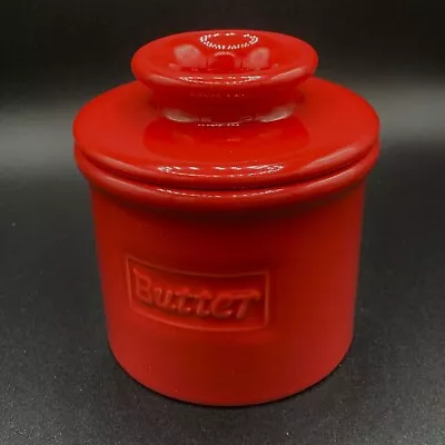 The Original Butter Bell Crock By L Tremain Cherry Red 2020 Butter Beurre Keeper • $15