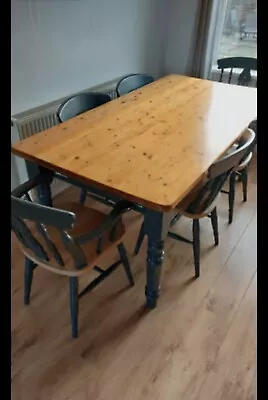 Farmhouse Dining Table And 6 Chairs • £120