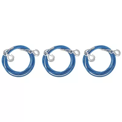 3pcs Car Tow Dolly Towing Strap 5-ton Pull Strap Tow Rope Towing Strap With • $114.21