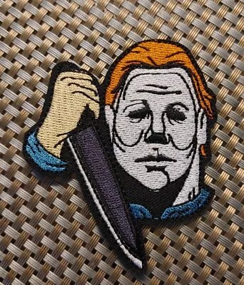 Halloween Movie Michael Myers Small Embroidered Patch Iron-On Sew-On US Ship • $4.49