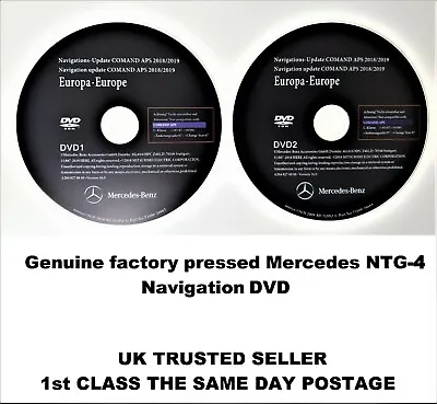 £19.95 • Buy Mercedes NTG4 W204 COMAND APS 2019 Sat Nav Navigation Map DVD A2048270800 ✔️
