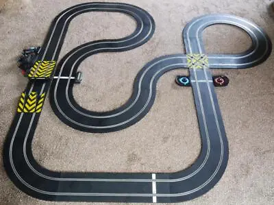 £49.99 • Buy Scalextric Layout Crossover Straights Curves Lap Counter Leap Ramp Controllers