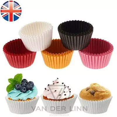 MINI Cupcake Cases Baking Muffin Cake Petits Greaseproof Baking Cupcake • £3.28