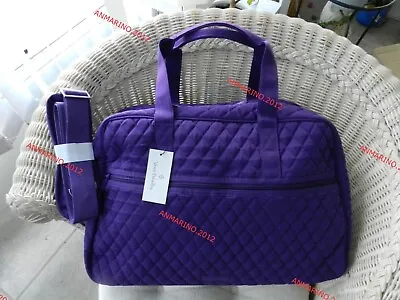 Vera Bradley Medium Traveler Bag Carry-on In Microfiber Elderberry Purple • $69.99