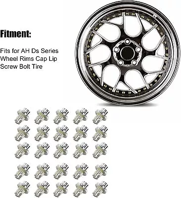 25pcs Car Universal Wheel Rivets Nuts For Refits Rims Cap Lip Screw Bolt Tires • $9.99