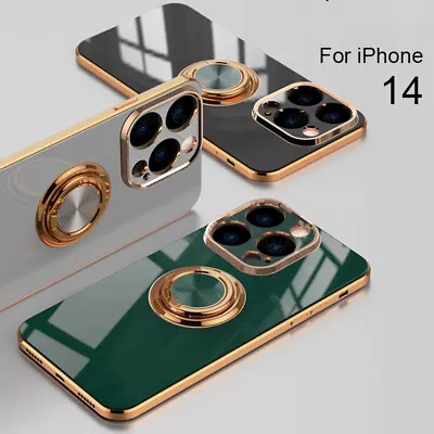 Magnetic Ring Holder Case For IPhone 15 14 13 12 11 Pro Max XS XR 7 8 Plus Cover • $10.19