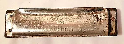 Vintage M Hohner  Echo  Harmonica Dated 1871-1881 - In C - Made In Germany • $31.70