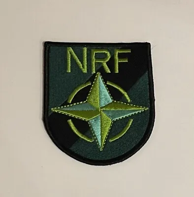 NATO Response Force NRF Small Army Badge Patch TRF Brigade Military Hook Option • £3.50