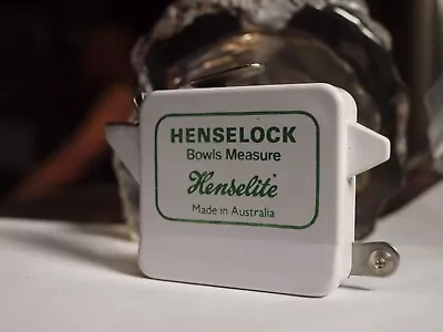 Henselite Henselock Lawn Bowls Measure - Made In Australia • $47.95