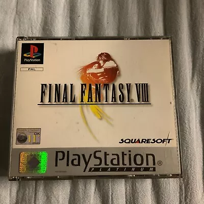 Final Fantasy VIII PS1 PAL  PlayStation One Platinum Complete With Manual • $15