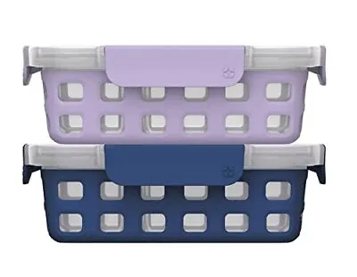Ello Plastic Divided Container Food Storage Portion Control Set With Locking ... • $22.32
