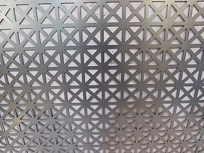 £14.39 • Buy ===QUALITY PERFORATED DECORATIVE METAL---GRECIAN PATTERN 9-1/8  X 18-1/8 ===