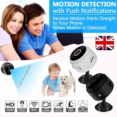 £3.59 • Buy 1080P Mini Spy Camera Indoor Wireless Wifi IP Home Security Cam HD Video DVR UK