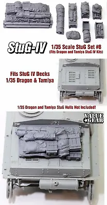 1/35 Scale StuG IV Deck Stowage Set #8 (8 Pieces) - Value Gear Resin • $15