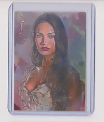 Megan Fox Limited Edition Sketch Card LE: 50 Edward Vela Auto • $8.46