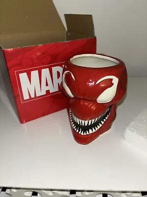 Official Licensed MARVEL Spiderman Venom Carnage 16oz Molded Mug Boxed • £8.89
