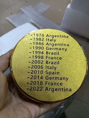 $23.95 • Buy Qatar 2022 New Resin World Cup Soccer Trophy Football Champion Award Fan Cup USA