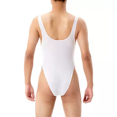 Men's Stretchy One-piece High Cut Wrestling Singlet Leotard Bodysuit Underwear • $5.82