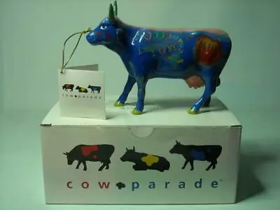 Westland Cow Parade BIG APPLE Ceramic Medium Size 6.25  Long 4.75  High • £28.95